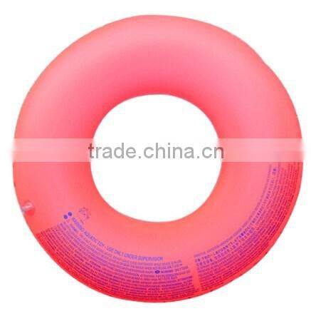 Good design led flashing inflatable swimming ring , led light swim ring