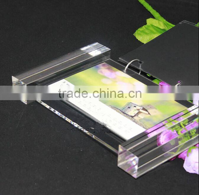 custom 2016 acrylic desktop calendar