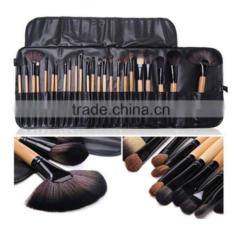 24Pcs Professional Set Brush Cosmetic Kit Case Black For Bobbi Brown Makeup