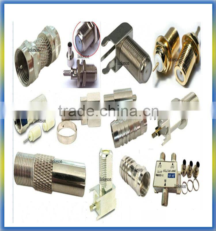 Factory price connector iec male to f female rf connector