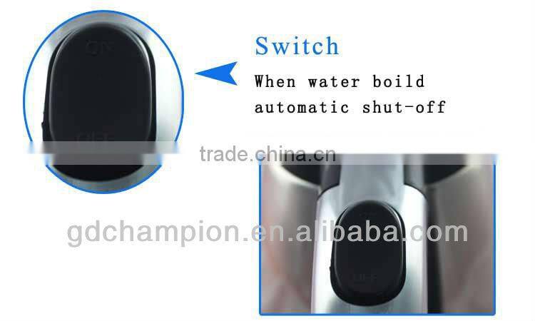 electric fast best stainless steel kettle kitchen home appliance 1.8L used stainless steel appliances