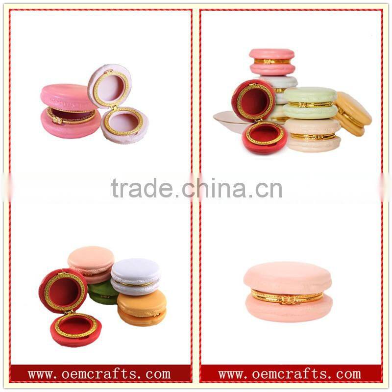 Candies color welcome resin Macaron packing box