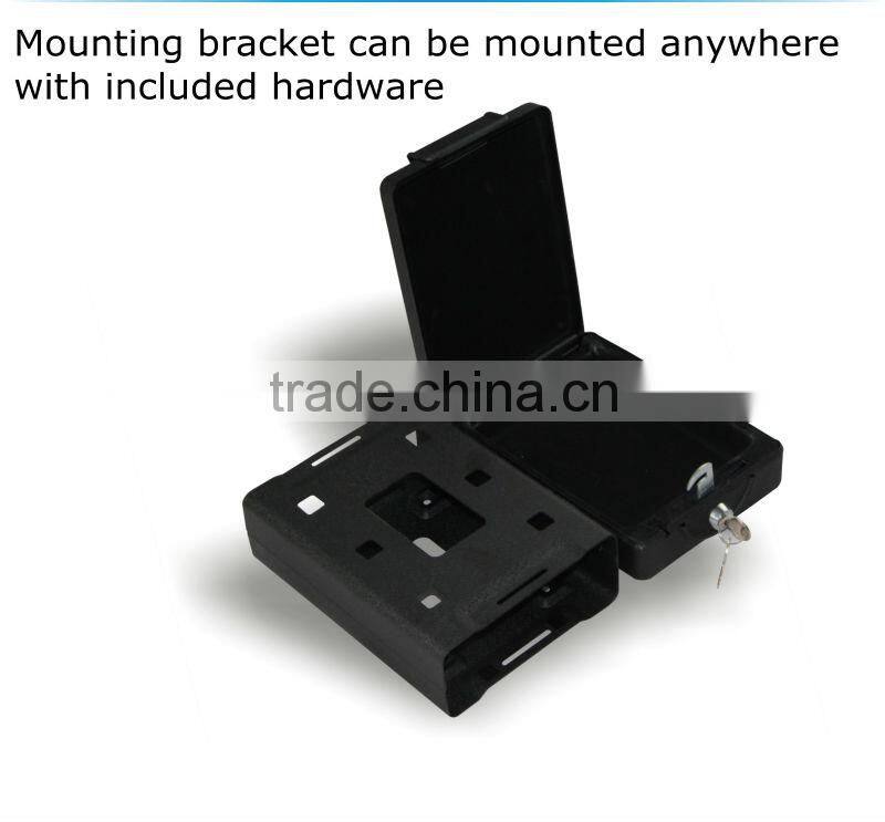 portable car safe with security cable/ pistol safe