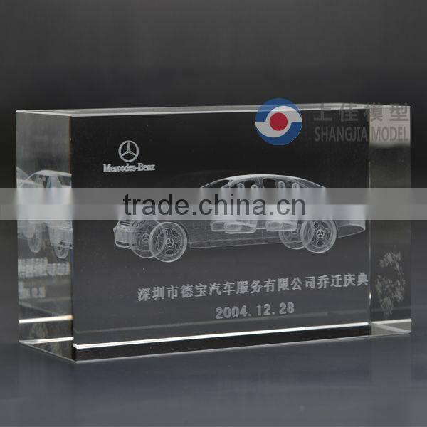 Christmas gift,model car factory Crystal Model for business gift & promotions & decorationsmodel car factory Crystal Model