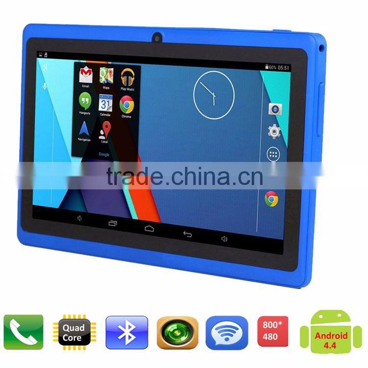 Factory wholesale Q88 tablet pc in A33 quad core