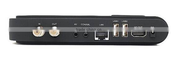 Hybrid OTT Amlogic S805 +DVB S2 quad core android smart tv box 4k