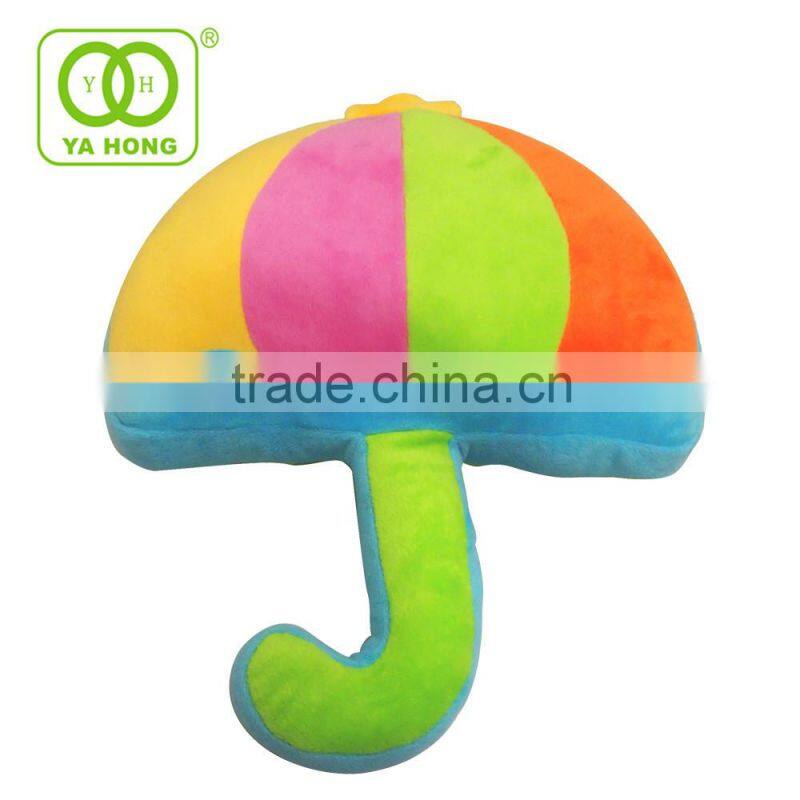 China custom plush flower shape pillow with tiger pattern