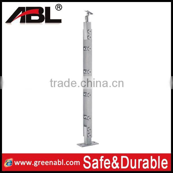 SS304 or 316 3 step ladder with handrail post with handrail bracket in high standard quality