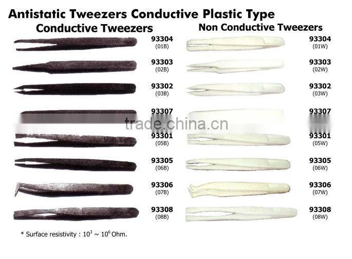 Plastic Tweezer, Antistatic Tweezer