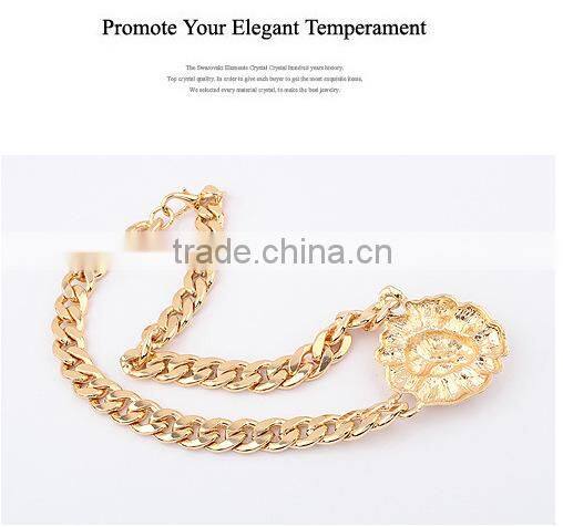 Top Quality Lion Head Choker Vintage Pendant Statement Necklace Women Necklaces & Pendants Fashion Necklaces for Women 201
