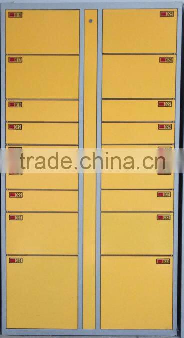 parcel locker ,smart locker,bright yellow adder,customized,hot sale