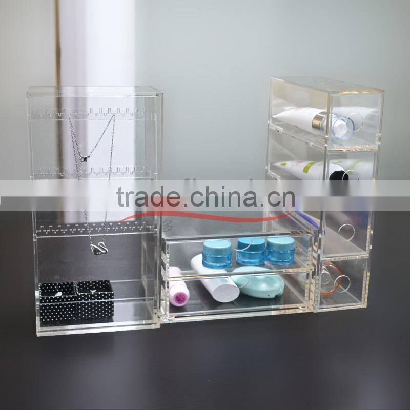 New design acrylic jewelry boxes/acrylic jewelry display/jewelry display cases