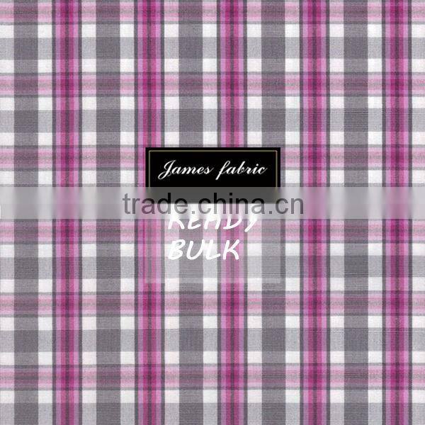 James High Quality 100% Cotton Yarn Dyed Carbon Peaching Colorful Check/Plaid/Stripe Autumn & Winter Shirting Fabric series one