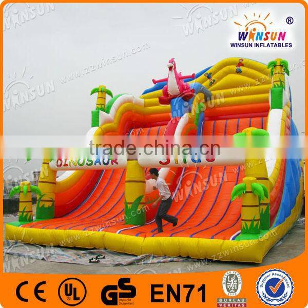 CE double lane tarzans backyard inflatable water slides