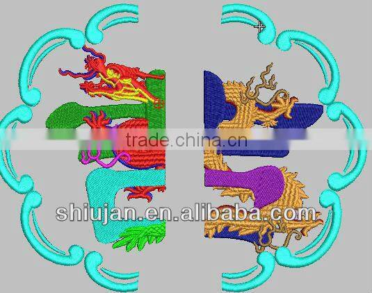 2013 newly design sew-on embroidery patch/badge