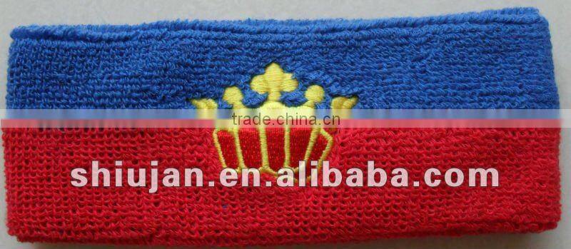 custom embroidery logo sweatband wholesale