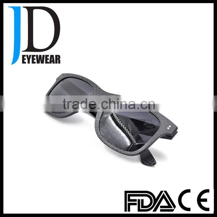 design your own logo square unisex carbon fiber sunglasses