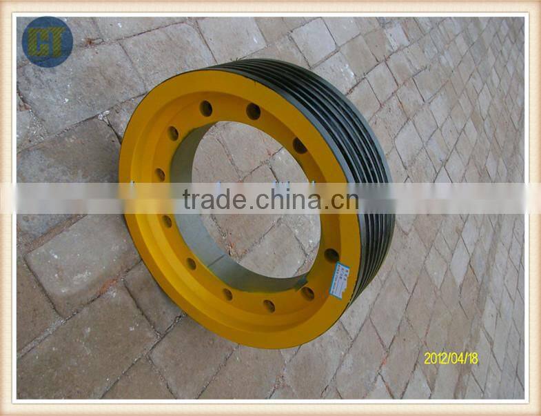 traction sheave 405*5*6*10 for elevator traction machine