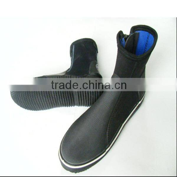 3-5mm neoprene diving boots,rubber sole scuba dive fins