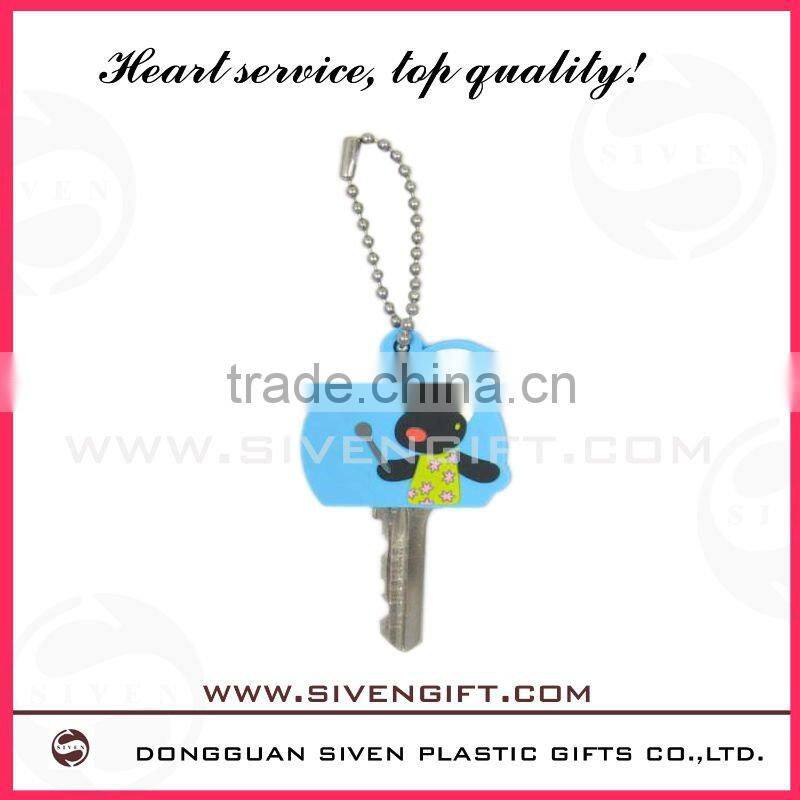 customized lovely pvc cute key cover for promotional use
