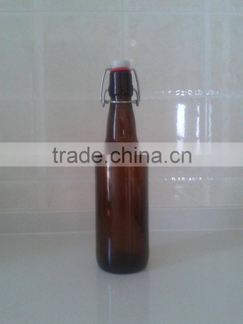 Wholesales 500ML Glass Beer Bottle with Swing Top