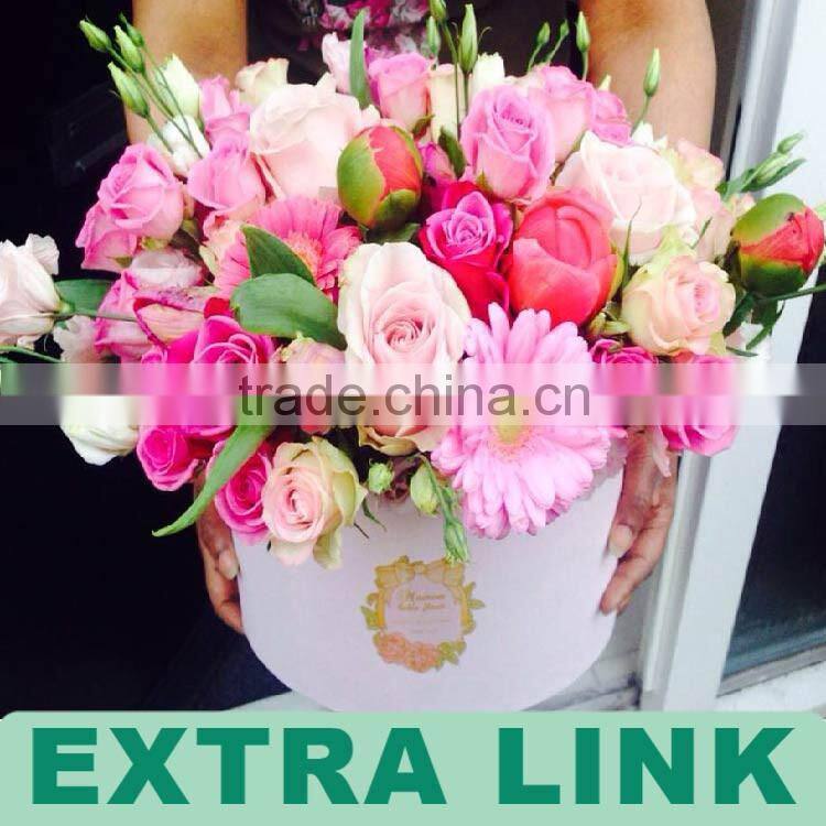 Alta calidad logotipo personalizado cajas de carton para flores