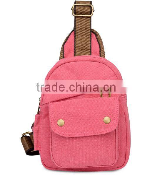 Alibaba China made Durable thick washed men&women canvas waist bag
