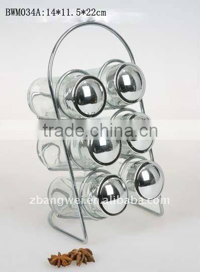 oil&vinegar glass spice jar