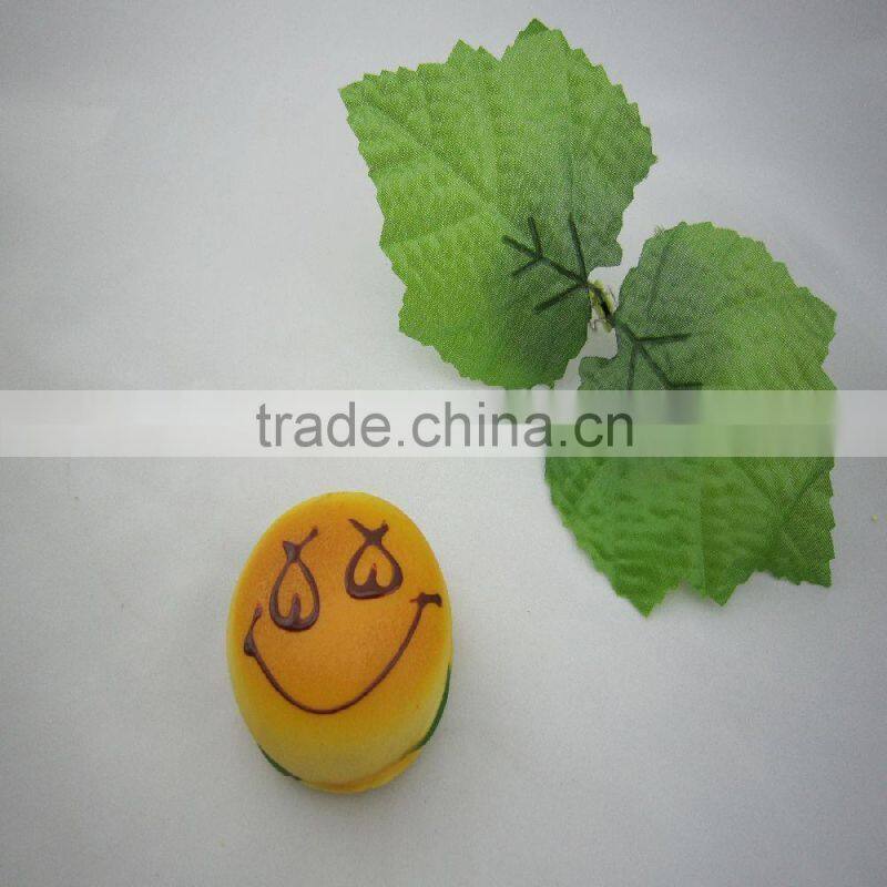 Fake PU smile bread / exaggerated facelook cake for decoration or kid's early learning