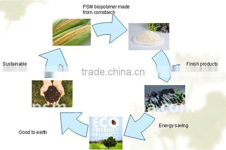 Eco vegetable grater with bioplastic handle