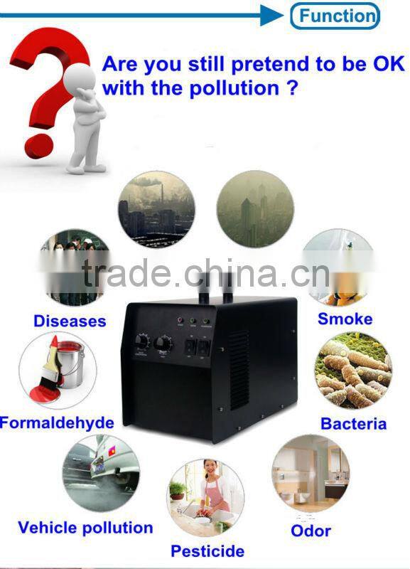 High ozone concentration 3g-7g high frequency ozone air freshener