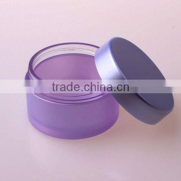 PETG plastic single layer transparent color cosmetic packaging bottle