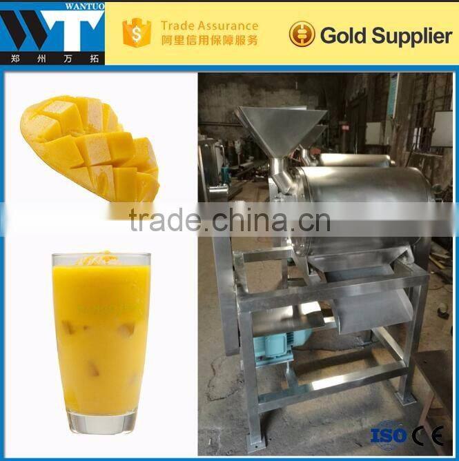 TOP quality stainless steel Mango peeling pulping machine for sale