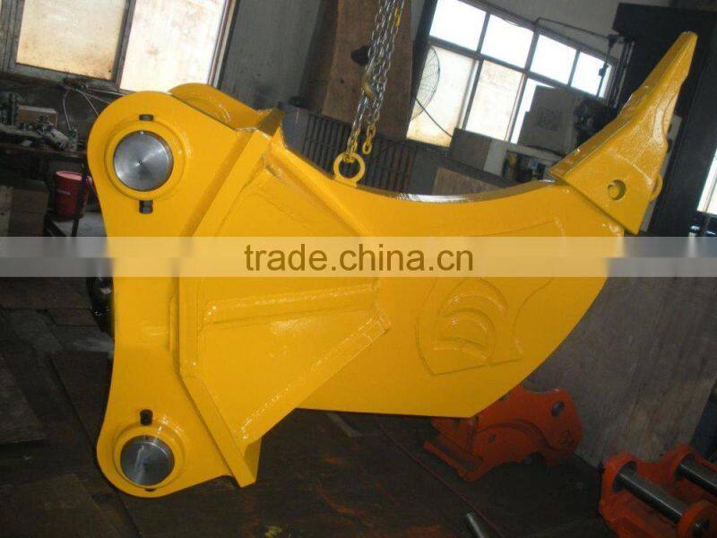 Vibro ripper for excavator attachment