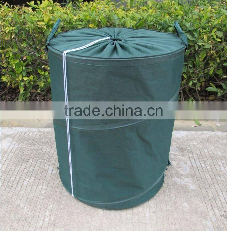 Pop up waste leaf garden bag Tool Bucket UV resistant easily collapsible both indoors and outdoors