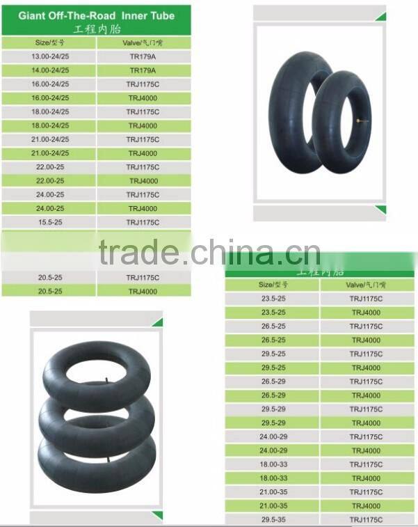 Inner Tube for Turkey 8.25R16