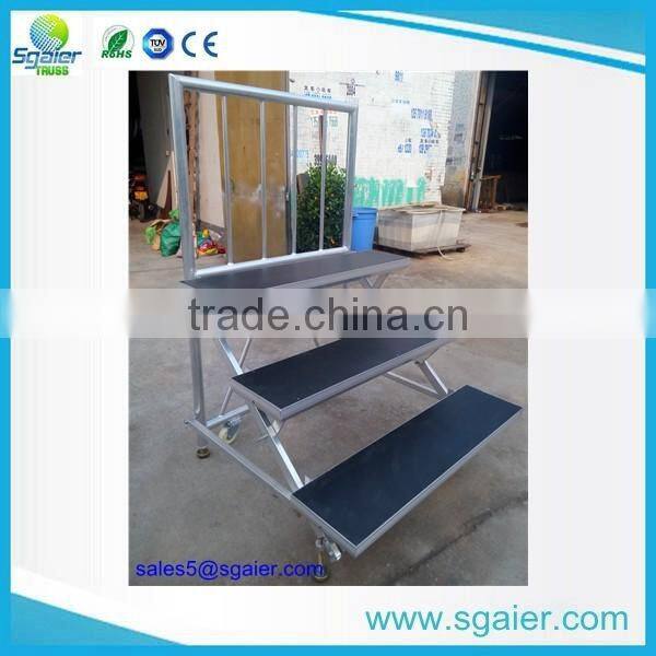 aluminum folding choir stage chorus stage choral riser