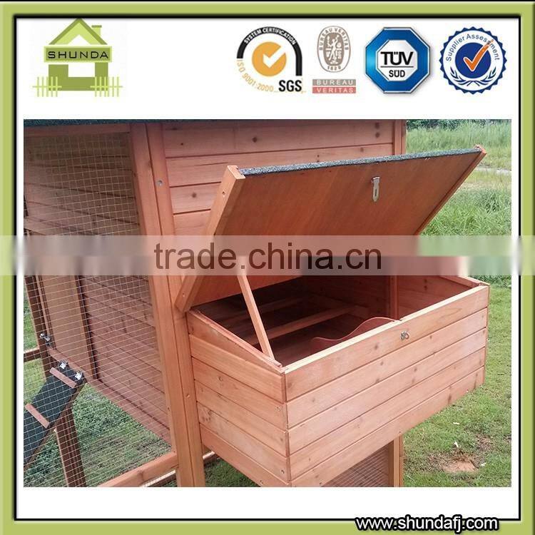 SDPets SDC008 Large wood Chicken Poultry Bird Rabbit Pet Coop Hen house Hutch Cage outside run