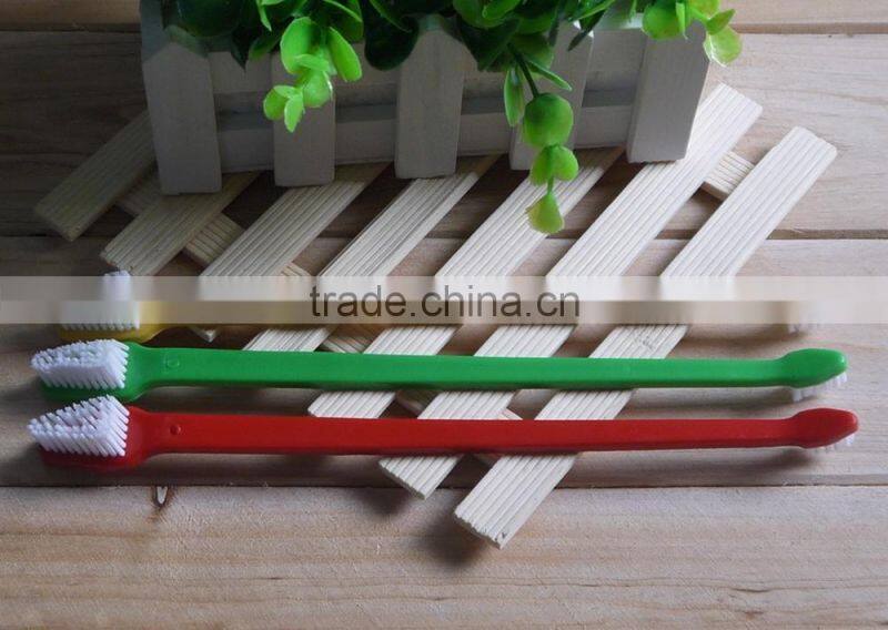 double sided pet toothbrush