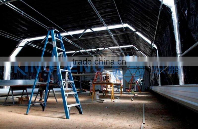 plastic film blackout growing room