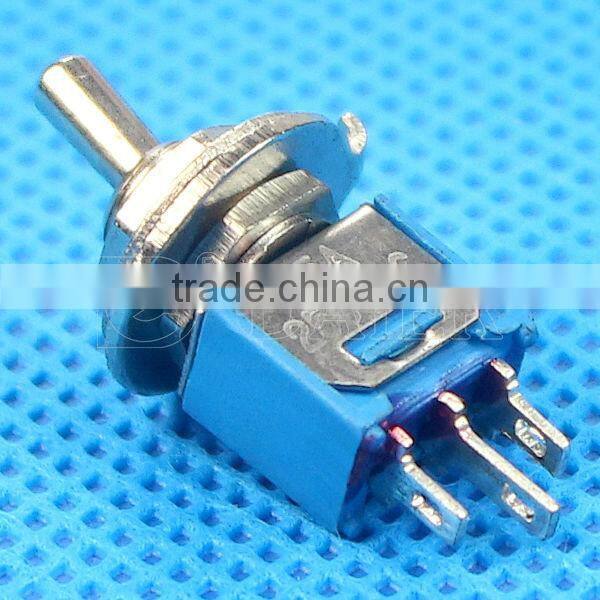 SMTS-102-2A1 3PIN ON-ON mini short handle toggle switch