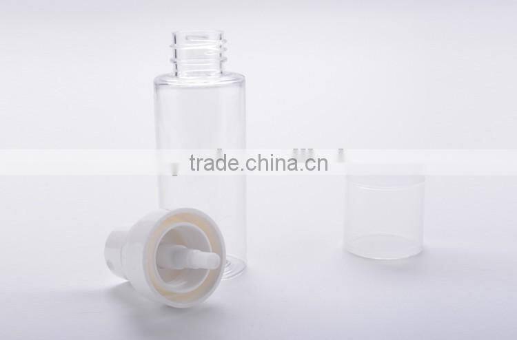 Empty cosmetic bottle in 60ml capacity with custom made color