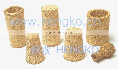 Micro bronze powder sintered porous bronze oil cone filter