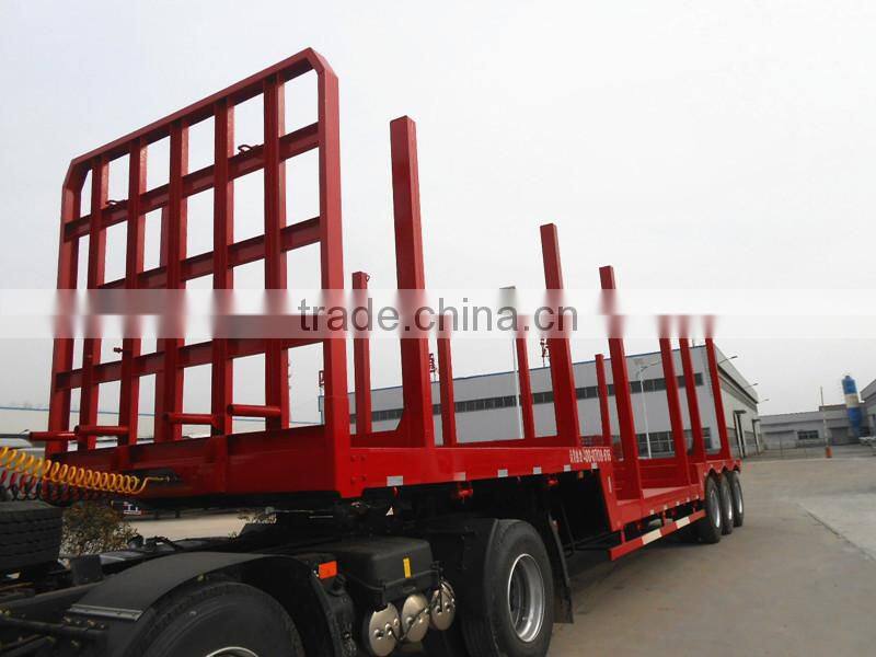 sitong factory: wood transport low loader trailer