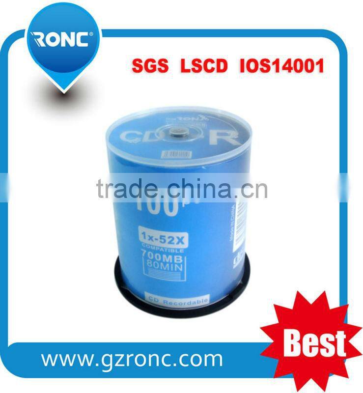 High performance Printable CD with 50 Pack for Burn Games