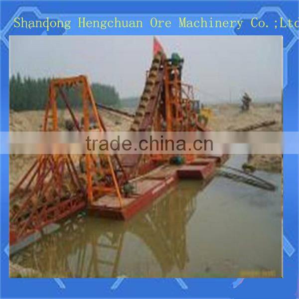 Sand gold Excavating Bucket Dredger Ship