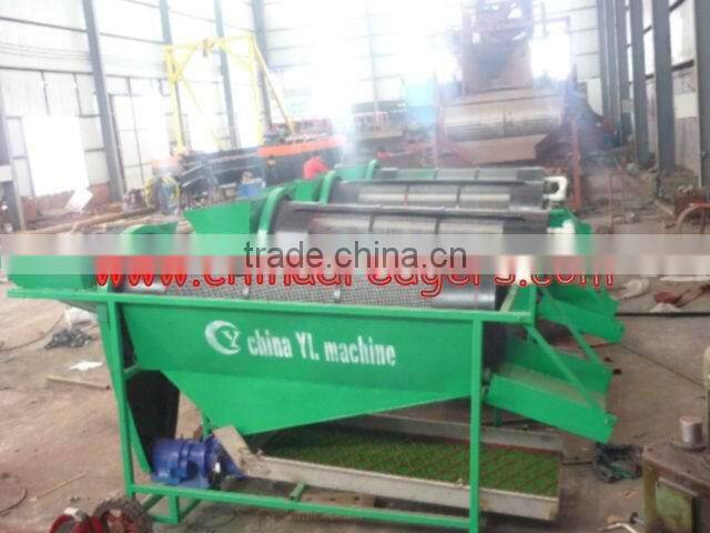 Mobile gold trommel screening machine