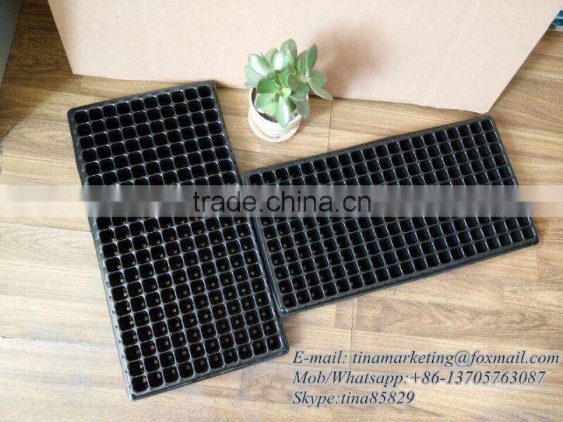 Professional Design PS Type Plastic Vegetable Planting Nursery Seed Starting Tray with 200 Holes