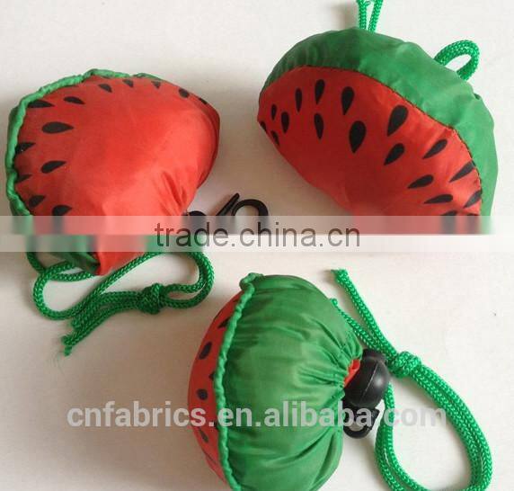 Customized Foldable Polyester fruit shape shopping bag