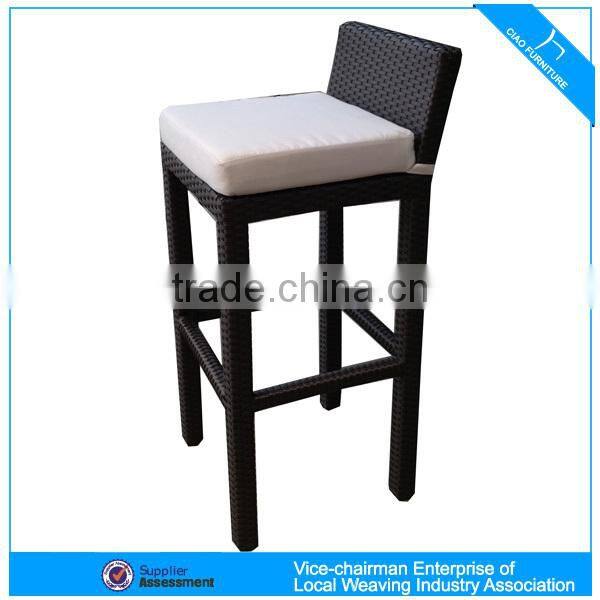 F-CF948 modern hot sell aluminum rattan bar stools